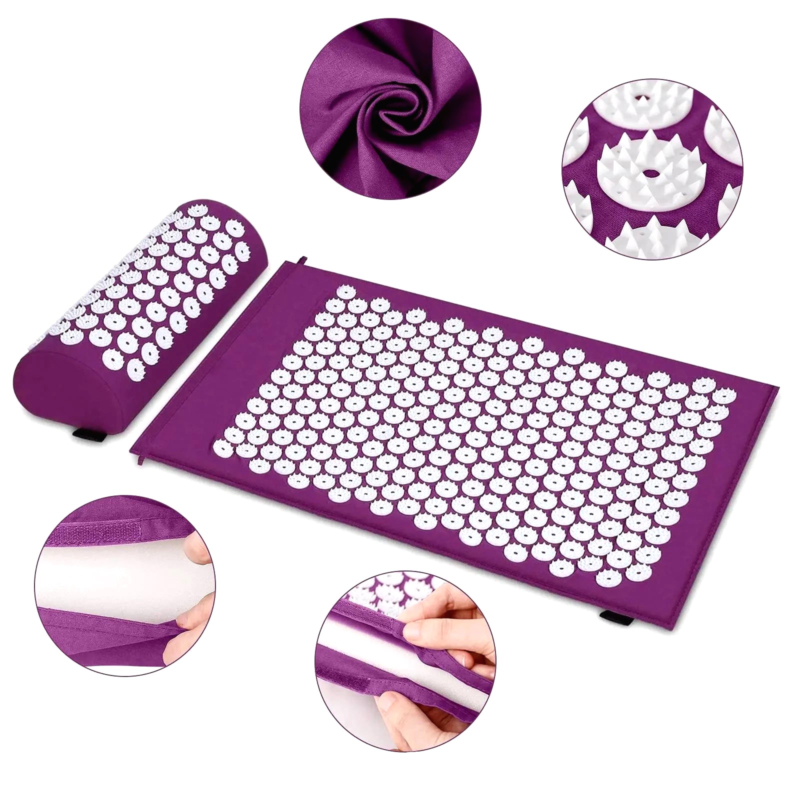 Champ De Fleur Tapis Avec Coussin 5